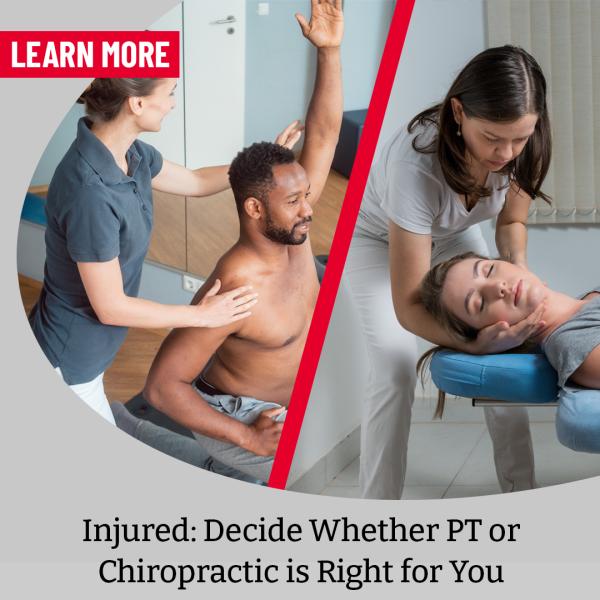 Physical Therapy vs. Chiropractor: Which is Right for You?