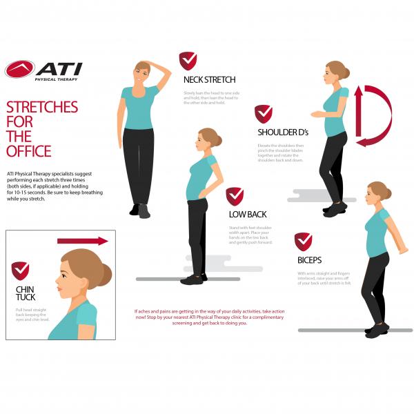 Simple Stretches While Working from Home | ATI