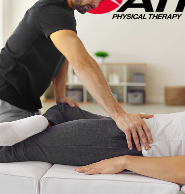 Patient engaging in pelvic health therapy